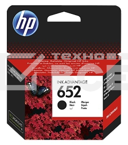 Картридж струйный HP №652 (F6V25AE) черный, 360 стр., для DJ IA 1115/2135/3635/4535/3835/4675