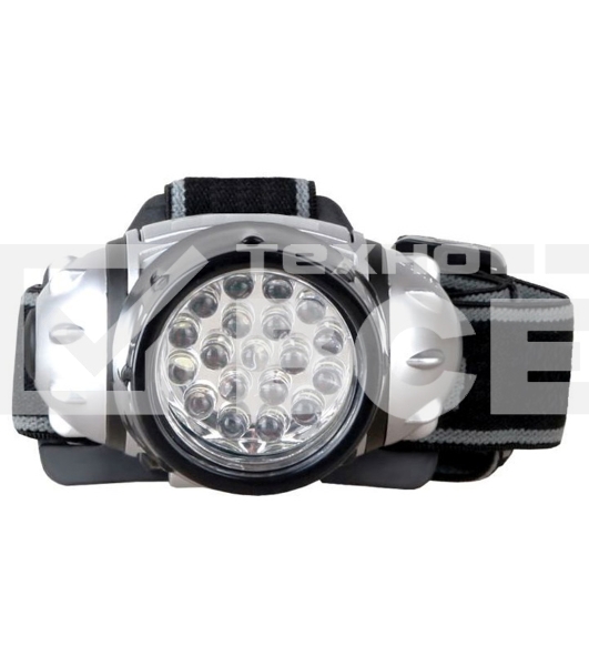 Фонарь ULTRAFLASH LED5353налобн металлик 19led 4 реж 3xr03 пласт коробка
