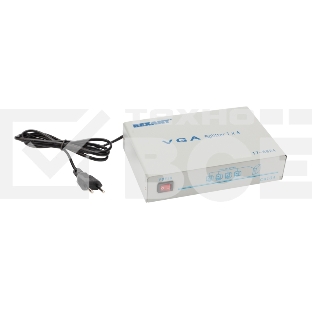 Делитель гнездо VGA на 4 гнезда VGA, 150 МГц, металл Rexant
