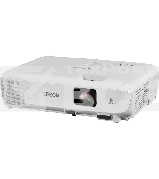 Проектор Epson EB-E01 белый (LCD, 1024 x768, 3300Lm, 15000:1, 2.4 kg) (V11H971040)