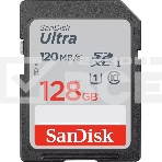 Флеш карта SD 128Gb SanDisk SDXC Class 10 UHS-I Ultra 120MB/s, фото3