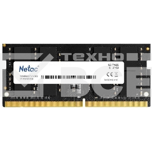 Оперативная память NETAC Basic, DDR4, 8GB (1x8GB), 3200MHz, CL22, SO-DIMM