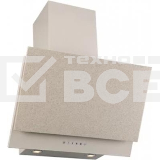 Вытяжка Elikor Рубин Stone S4 60П-700-Э4Д топ.молоко/sanded sahara SS440