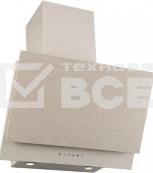 Вытяжка Elikor Рубин Stone S4 60П-700-Э4Д топ.молоко/sanded sahara SS440