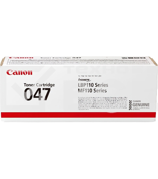 Картридж лазерный CANON 047 BK черный (1600 стр.) для CANON LBP112/LBP113W