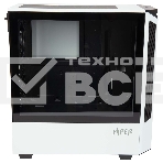 Компьютерный корпус Hiper PW81 белый без БП ATX 3x120мм 2xUSB2.0 2xUSB3.0 audio bott PSU, фото25