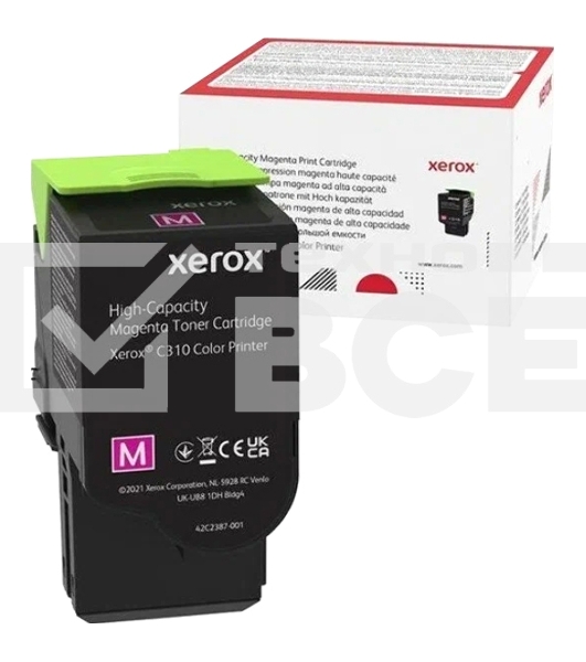 Картридж лазерный XEROX C310 пурпурный 5,5K (006R04370)