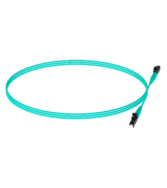 Патч-корд Panduit FZ2ELLNLNSNM001 2x50/125 OM4 LC дуплекс-LC дуплекс 1м LSZH аквамарин