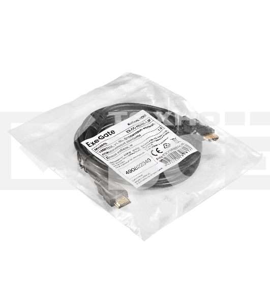 Кабель HDMI ExeGate EX-CC-HDMI-1.5F (19M/19M, 1,5м, v1.4b, ферритовые кольца, позолоченные контакты)