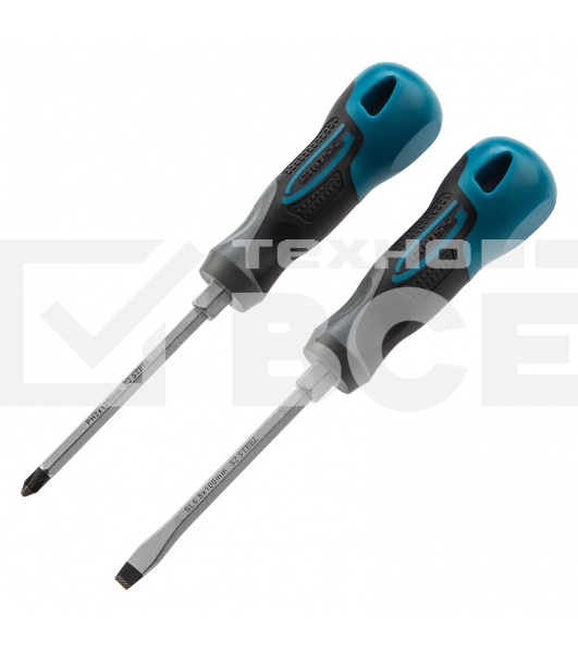 Набор отверток комбинированный Gross 2 шт., S2, трехкомпонентная рукоятка