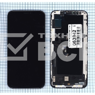 Дисплей для Apple iPhone XS в сборе с тачскрином (OLED) черный