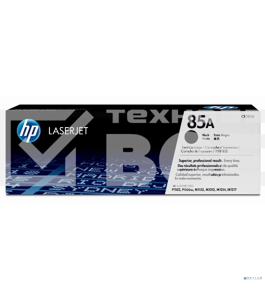 Картридж лазерный HP CE285A черный для LaserJet P1102/P1102w, M1132/M1212nf 1600 стр.