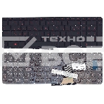 Клавиатура для ноутбука HP Pavilion 15-P 17-F черная с красной подсветкой, фото3