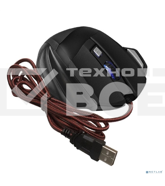 Мышь проводная ExeGate Gaming Standard Laser GML-793 черный, 3200 dpi, USB, кнопки - 7