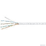 Кабель витая пара UTP (U/UTP) Cabeus UTP-4P-Cat.5e-SOLID-LSZH-WH cat.5e, 4 пары (24 AWG), одножильный, белый, LSZH, нг(А)-HF, (305 м), фото 1