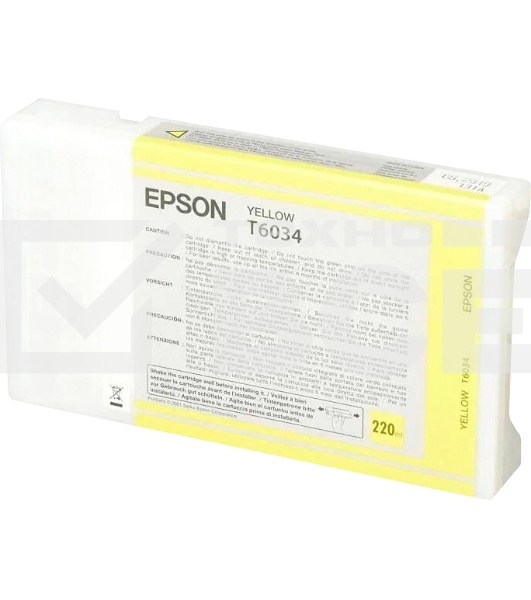 Картридж струйный Epson C13T603400 желтый для Epson St Pro 7880/9880 (220мл)