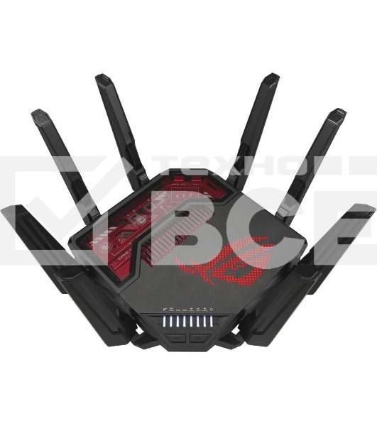 Маршрутизатор ASUS GT-BE19000, черный/красный, 90IG0850-MO9A0V