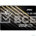 Накопитель SSD MSI SPATIUM S270, 960Gb, 2.5