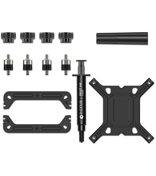 Кулер для процессора ID-COOLING FROZN A410 TD LGA1851/1700/1200/115X/AM5/AM4 (10шт/кор, TDP 220W, PWM, 4 тепл.трубки прямого контакта, FAN 120мм, черный) RET