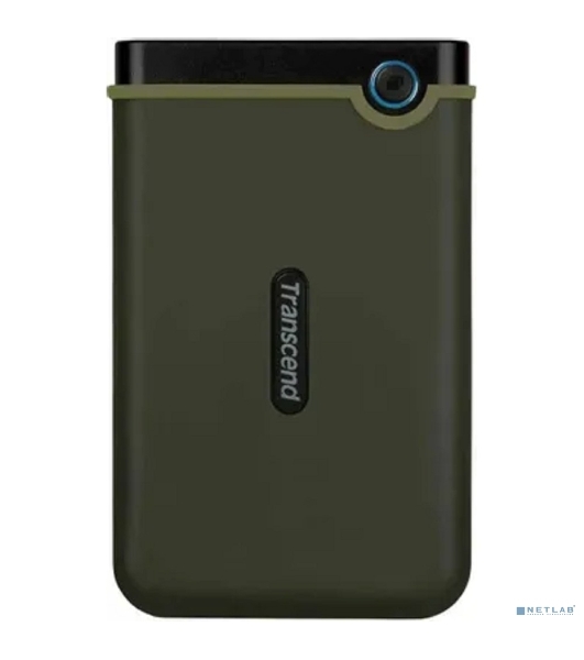 Внешний HDD 2.5' Transcend StoreJet 25M3, 2TB, USB 3.2 Gen 1 Type-A, 5400 rpm, зеленый