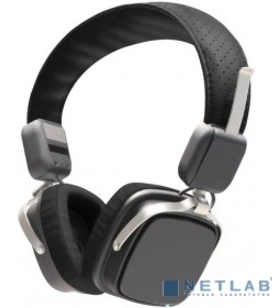 Беспроводные/проводные наушники Ginzzu GM-571BT черный, накладные, Bluetooth + Jack 3.5 мм, до 8 ч