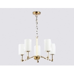 Люстра Ambrella light LH56051/5 BS/FR латунь/белый матовый E14*5 max 40W D590*950, фото6