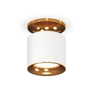 Светильник Ambrella Light XS7401122 SWH/PYG белый песок/золото желтое полированное MR16 GU5.3 (N7929, C7401, N7014)