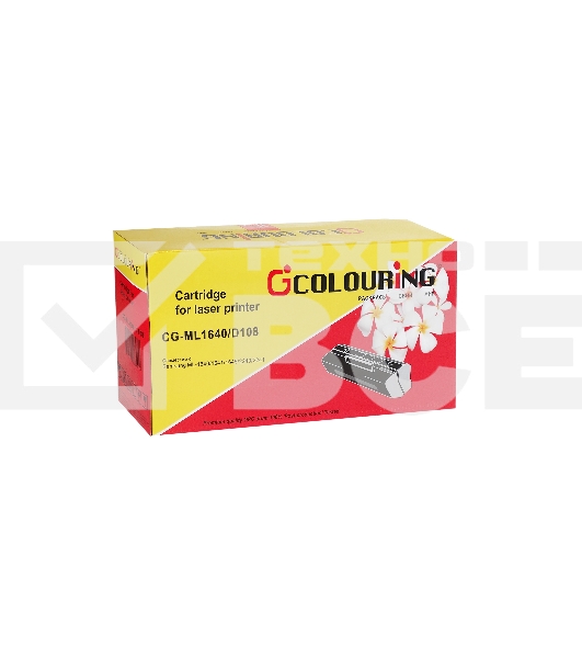 Картридж Colouring CG-MLT-D108S чёрный с чипом (1500 стр.) для принтеров Samsung ML-1640/1641/1645/2240/2241