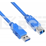 Кабель AM/BM USB3.0 1.8м Buro USB A (m)/USB B (m) USB 3.0, фото2