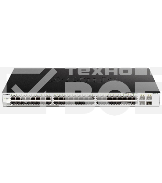 Коммутатор D-Link Managed Gigabit Switch with 48 10/100/1000Base-T + 4 SFP Ports DGS-1210-52/ME/B1A