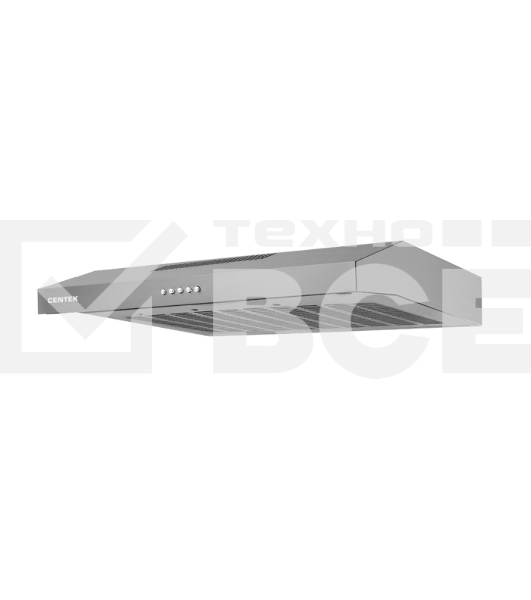 Вытяжка подвесная Centek СТ-1801-60 INOX серебристый, 60 см, 350 куб. м/ч, 53 дБ