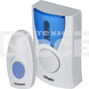 Звонок беспроводной 61 268 NDB-A-DC02-1V1-WH Navigator 61268