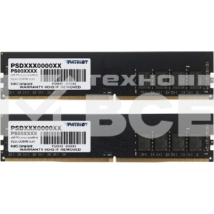 Оперативная память Patriot Signature, DDR4, 16GB (2x8 GB), 3200 MHz, CL22, DIMM