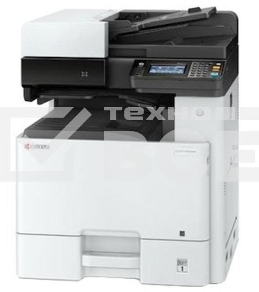 МФУ лазерный Kyocera Ecosys M8130cidn (1102P33NL0), А3, цветной, печ. до 30 стр/мин. (А4) до 15 стр/мин. (А3), скан. до50 стр/мин., 1200 x 1200 dpi (печать) 600x600dpi (скан.), USB, RJ-45, NFC, Air Print, Mopria