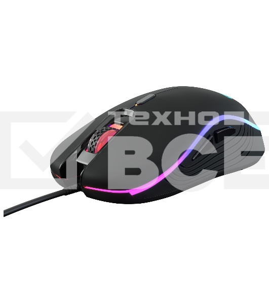 Мышь проводная Oklick GMNG 723GM черный, 3200 dpi, USB, кнопки - 6