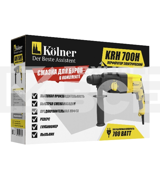 Перфоратор KOLNER KRH 700H