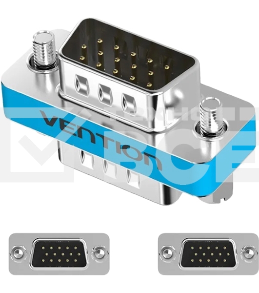 Адаптер переходник Vention VGA 15M/ VGA 15M