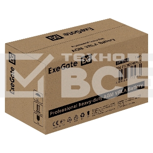 Аккумуляторная батарея ExeGate DT 1265 (12V 65Ah, под болт М6)