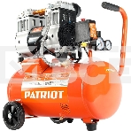 Компрессор Patriot поршневой безмасляный WO 24-220 , 200 л/мин, 8 бар, 1250 Вт, 24 л, быстросъемный 1/4