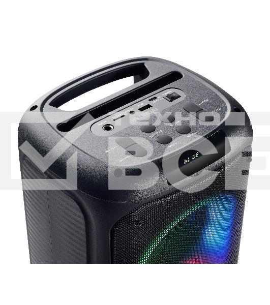 Минисистема Hyundai H-MC1231 черный 40Вт FM USB BT micro SD