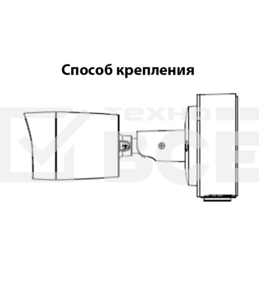 Монтажная коробка Dahua для уличных видеокамер серии HFWxxS; Размеры:90x34мм Water-proof Junction Box PFA134