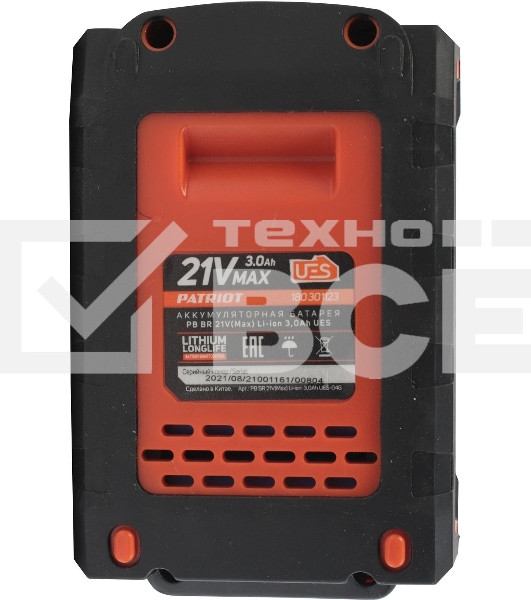 Батарея аккумуляторная PB BR 21V(Max) Li-ion 3,0Ah UES тонкая зарядка