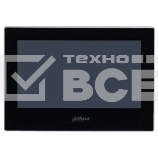 Видеодомофон IP 7 дюймовый, Dahua DHI-VTH2621G-P черный