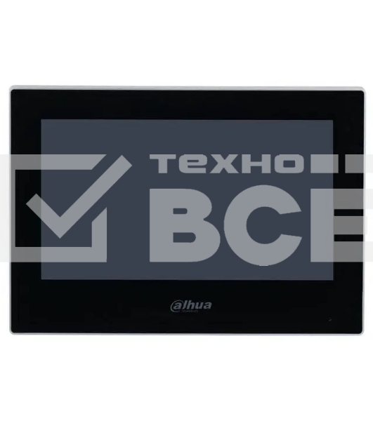 Видеодомофон IP 7 дюймовый, Dahua DHI-VTH2621G-P черный