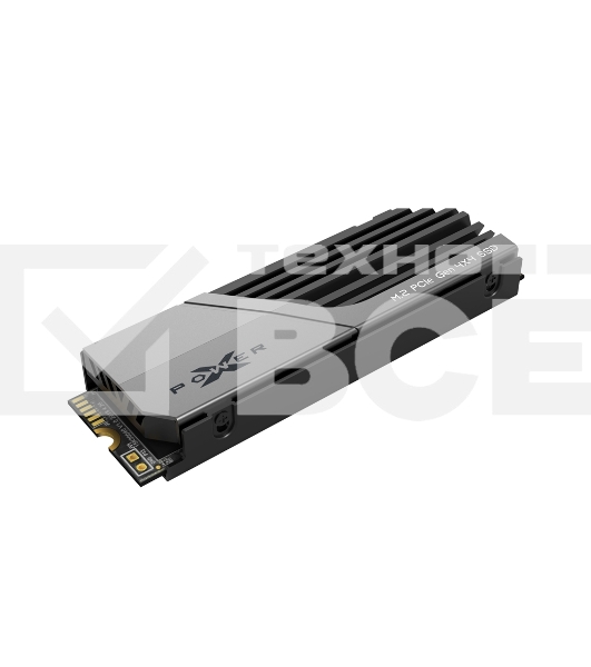 Накопитель SSD SiliconPower XS70, 1Tb, PCIe 4.0 x4, M.2 2280, NVMe, R/W 7300/6000, с радиатором