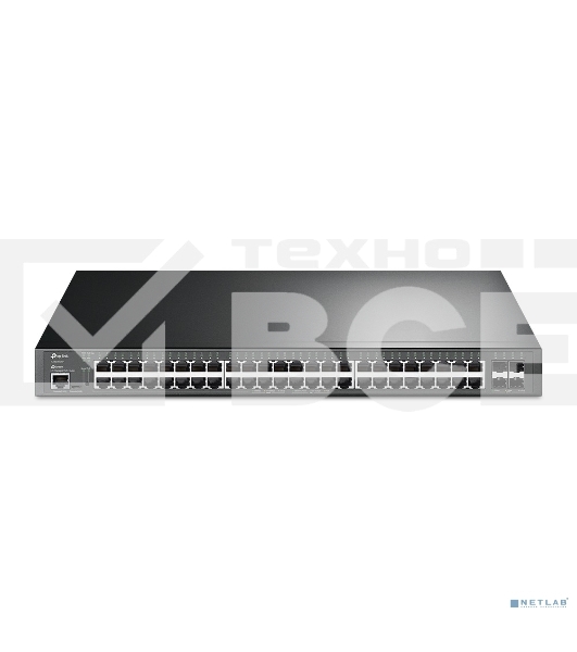 Коммутатор TP-Link TL-SG3452XP 48G 4SFP+ 48PoE+ 500W управляемый