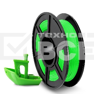 Филамент NVPRINT TPU Green для 3D печати диаметр 1.75мм  длина 165 метров  масса 0,5 кг