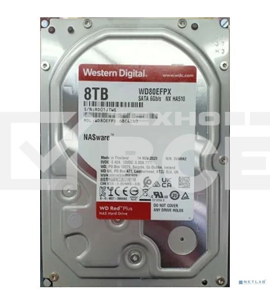 Жесткий диск Western Digital Red Plus NAS HDD 3.5