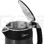 Чайник электрический Midea 1.5л, 2200 Вт, черный, фото9