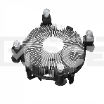 Кулер для процессора PCCooler R94-V2 (65W, 4-pin PWM, 56mm, Al/Cu, -mm, 1x94mm, 34.44CFM, 27.3dBA, 2400RPM, S: 1700/1851, silver, black), фото 1